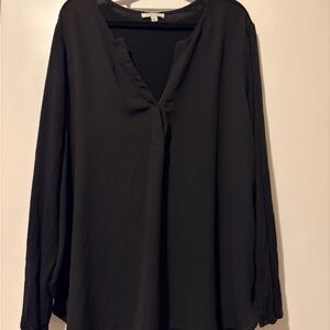 Alex and Lili Chic Black Women's Blouse